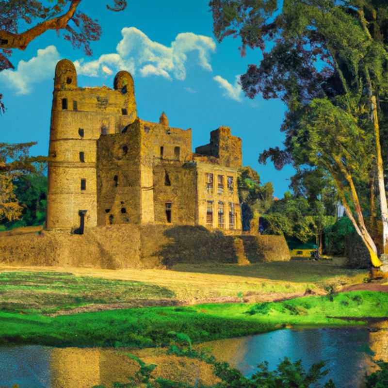 Bain de Fasiladas aux Châteaux de Gondar au Printemps&#58; Une Plongée dans la Royauté Éthiopienne