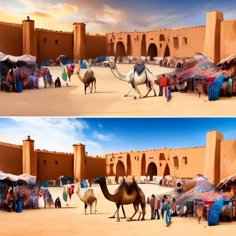 Découvrez le luxe du désert dans un camp de rêve au Sahara marocain<h3>Plongez dans l'ambiance unique du marché aux chameaux de Guelmim&#44; Maroc&#44; au printemps</h3>