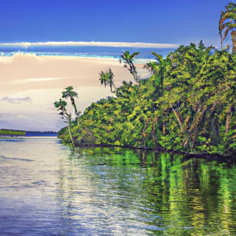 Visite de la plage d'Iguela dans le parc national de Loango&#44; au Gabon&#44; en automne.