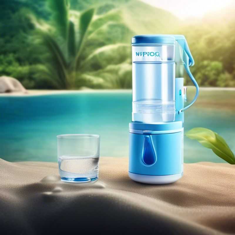 Un système de purification ou de filtration d'eau portable pour des voyages en toute sécurité.