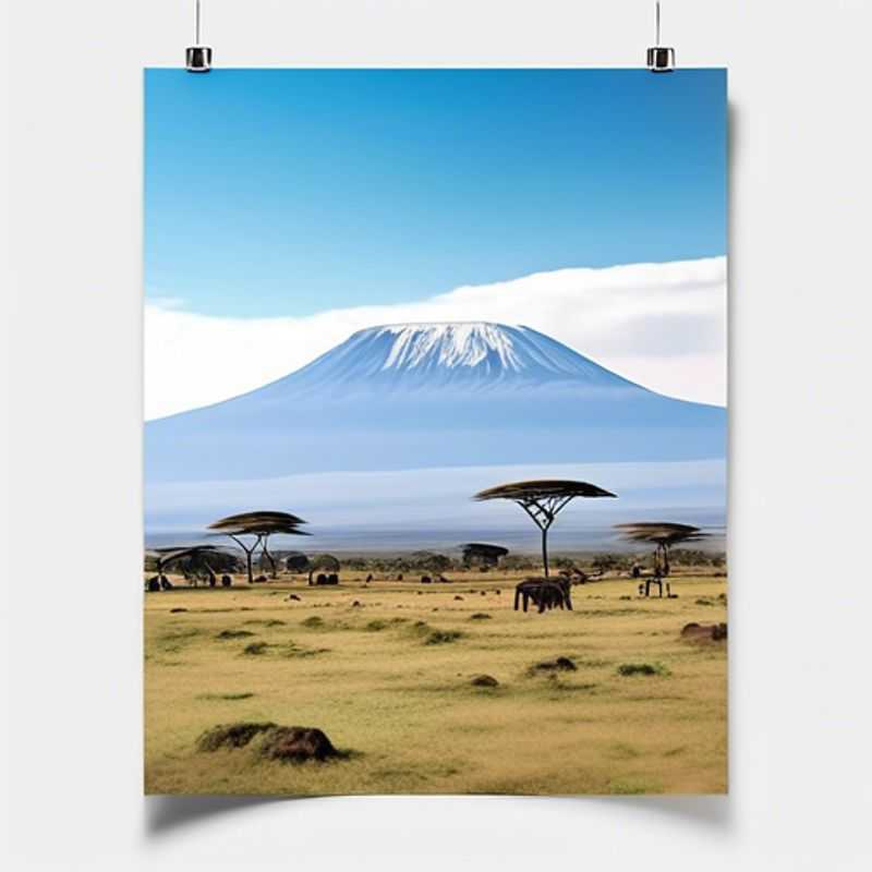 The Social Media Traveler's Amboseli Adventure&#58; Capture Mount Kilimanjaro&#44; Wildlife Spotting&#44; Sunrise Hot Air Balloon&#44; Maasai Village Exploration