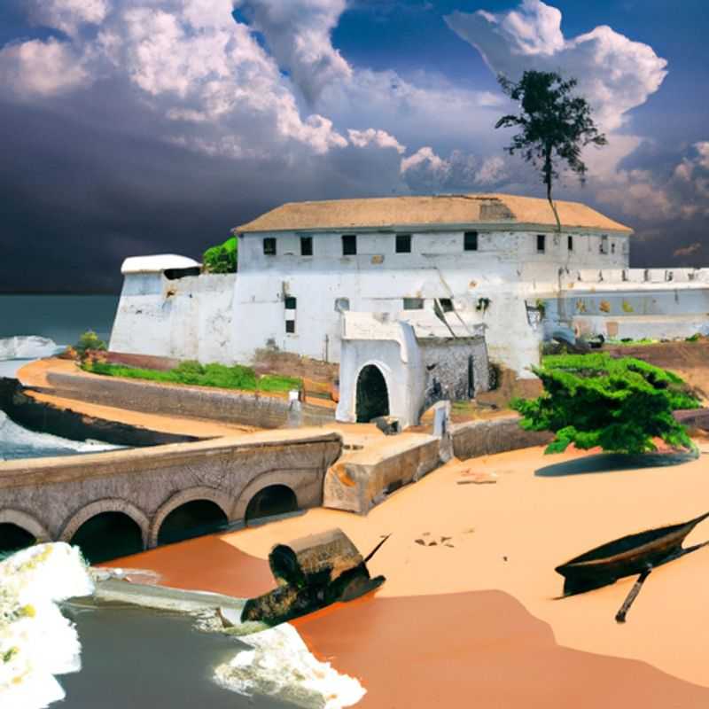 Visitez la plage de Coconut Grove au château d'Elmina&#44; au Ghana&#44; en automne