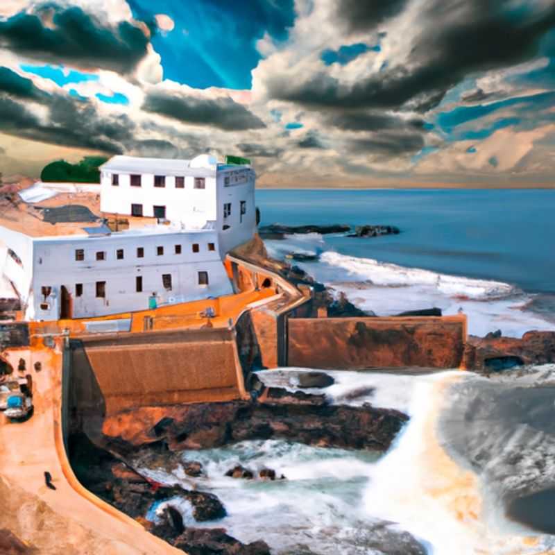 Visite guidée du château d'Elmina en automne