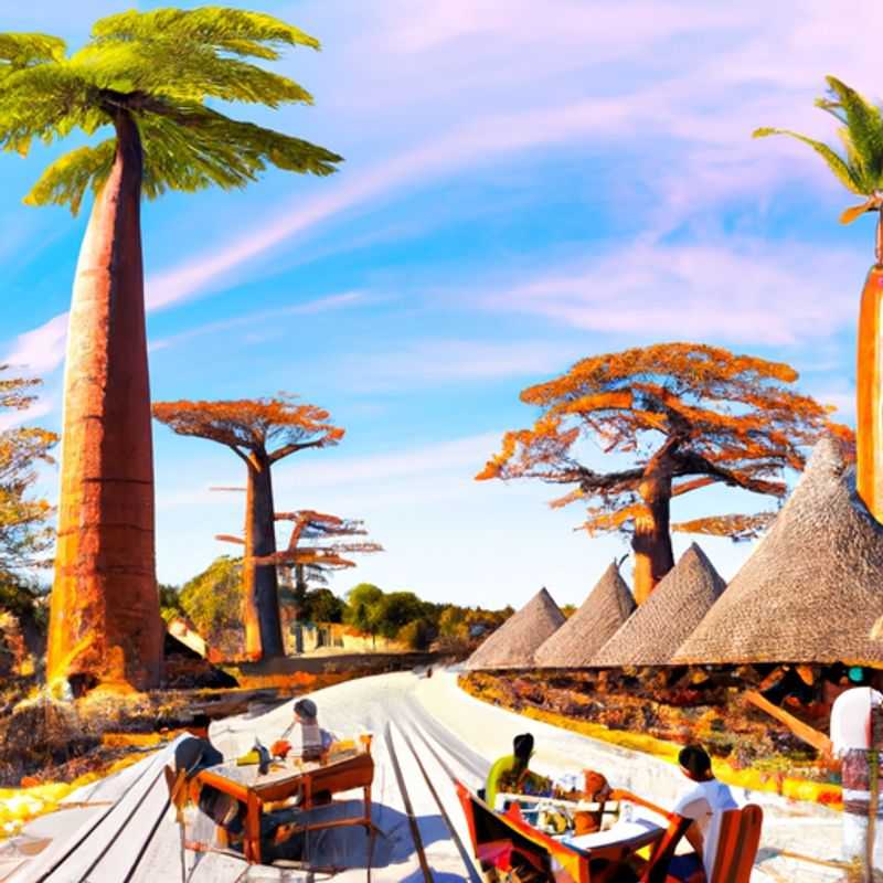 Dîner sous les baobabs &#58; Une expérience gastronomique inoubliable au cœur de l'allée des baobabs de Madagascar