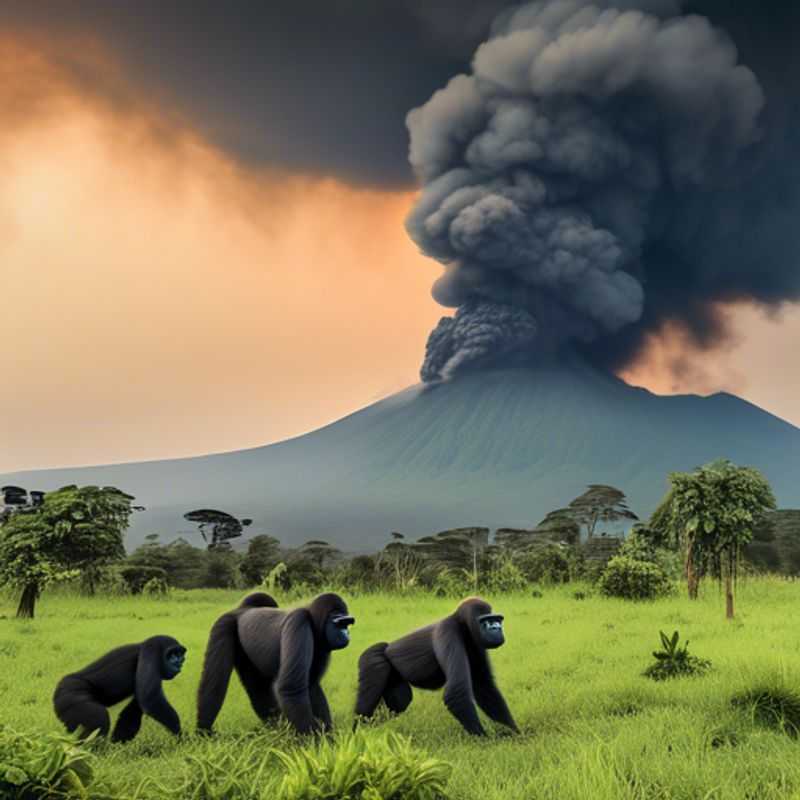 Plongez dans l'aventure &#58; Explorez le sommet du Mont Nyiragongo et son lac de lave fascinant