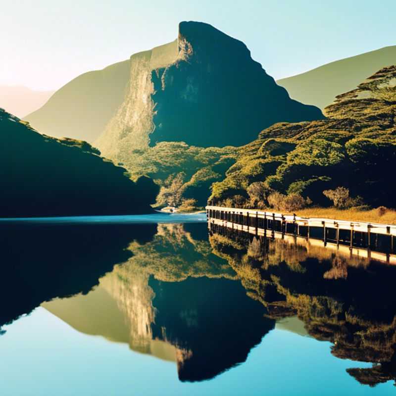 Le Parc National de Tsitsikamma, Afrique du Sud : une côte spectaculaire avec des forêts luxuriantes et des eaux turquoise.