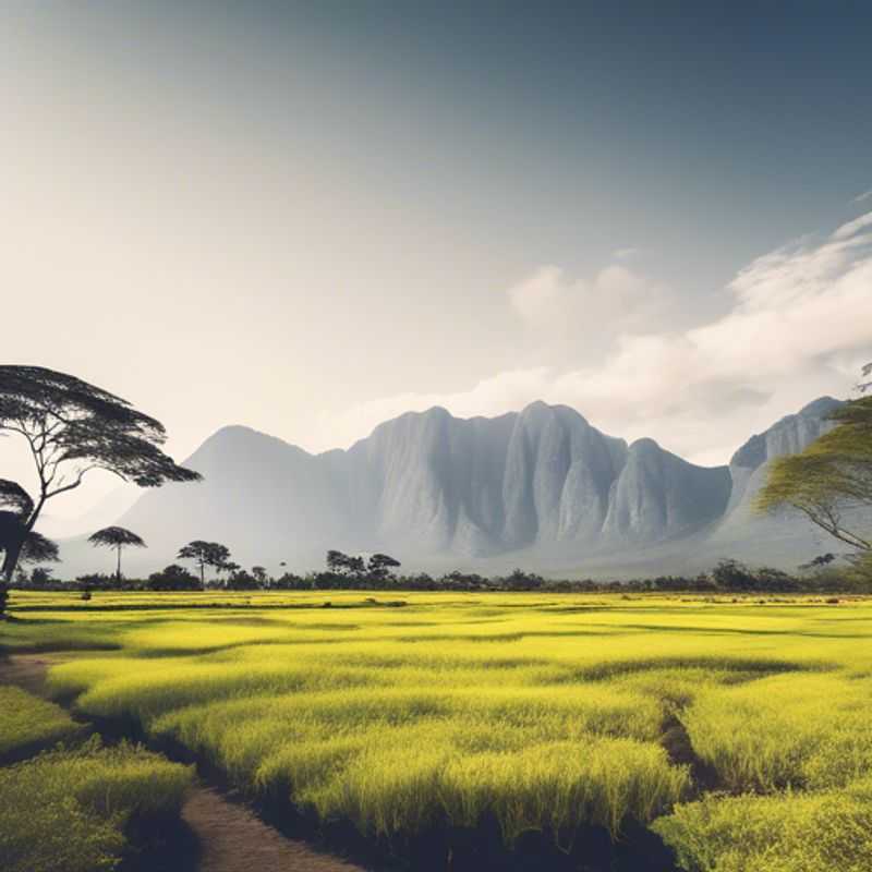 Le majestueux mont Mulanje au Malawi, un géant verdoyant dominant le paysage.