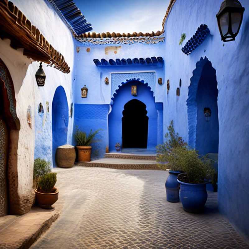 Découvrez les magnifiques rues bleues de Chefchaouen&#44; Maroc