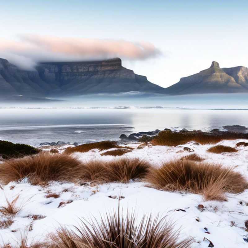 Trois couples de Weekend Traveler admirent la majesté du Table Mountain, un joyau naturel d'Afrique du Sud, lors de leur escapade hivernale de deux semaines.