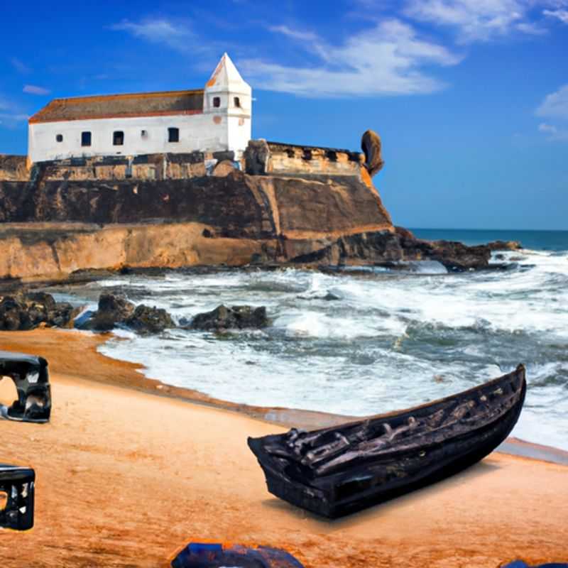 Une visite au fort Saint&#45;Jago dans le château d'Elmina&#44; au Ghana&#44; en automne