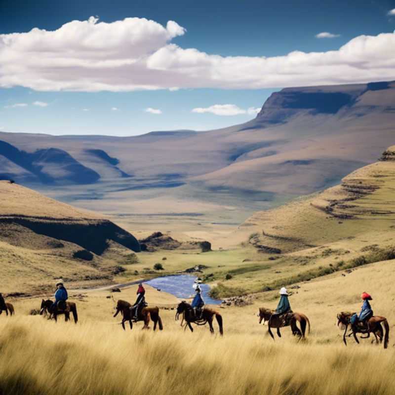 Découvrez les sommets escarpés des Drakensberg lors d'un voyage dans les Hautes Terres du Lesotho en automne