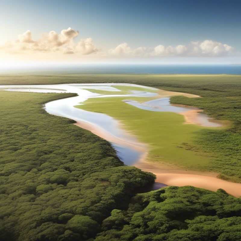 Trois couples de voyageurs de longue durée admirant les dunes dorées de Cape Vidal, en Afrique du Sud, lors de leur périple hivernal de trois semaines, un véritable havre de paix au cœur de la nature sauvage.