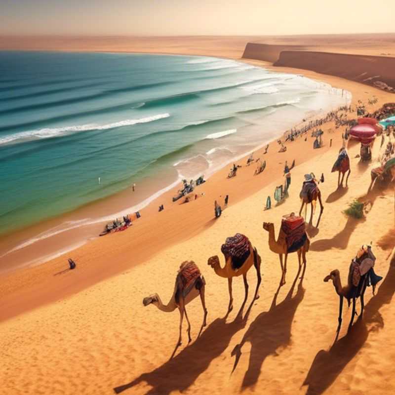 Découvrez l'oasis de Tighmert et le marché aux chameaux de Guelmim&#44; Maroc&#44; pendant l'hiver