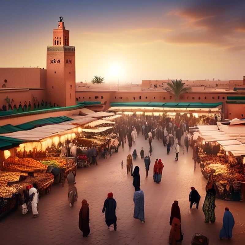 Plongez dans l'expérience d'un Hammam marocain traditionnel à Djemaa el&#45;Fna&#44; Marrakech&#44; Maroc&#44; en hiver