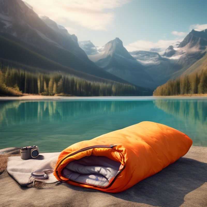 Un sac de couchage léger ou un drap de voyage pour vos aventures en camping ou en zones reculées