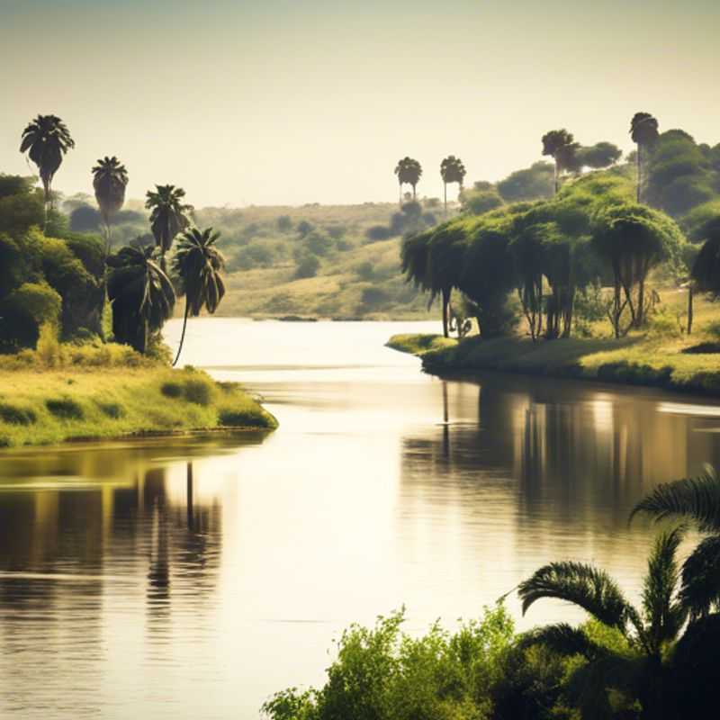 Deux couples d'aventuriers contemplent les eaux majestueuses du Nil, une expédition printanière dans les contrées sauvages de l'Ouganda et du Soudan.