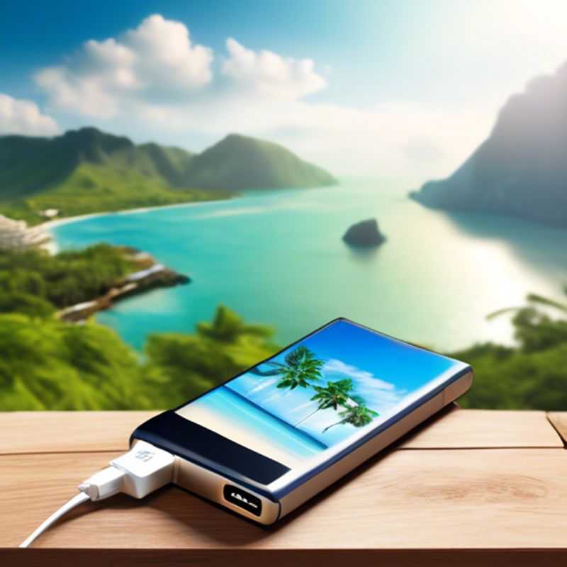 Une batterie externe ou un chargeur portable, pratique pour recharger vos appareils électroniques en déplacement.