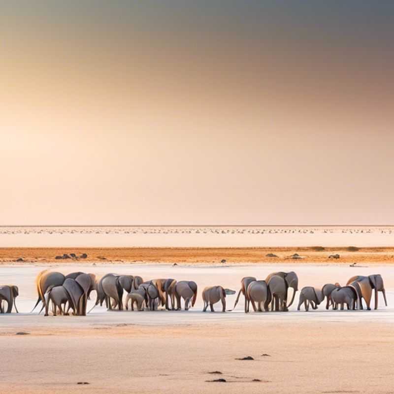 A la découverte des &#34;Big Five&#34; dans le Parc National d'Etosha &#58; Une aventure estivale en Namibie