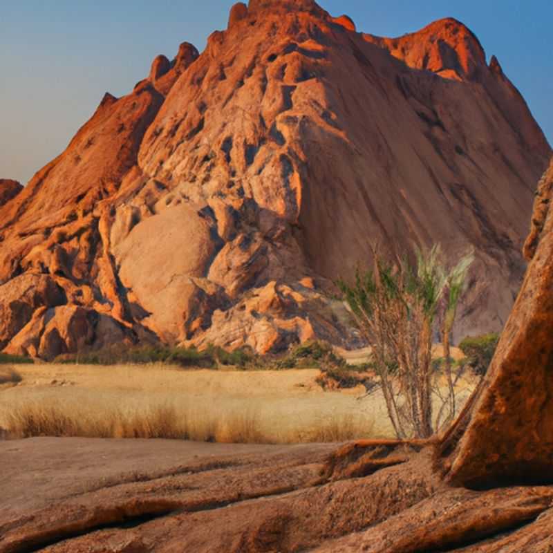 Camp Beneath Namibia's Eerie Spitzkoppe Rock Formations